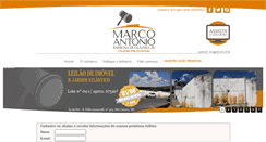 Desktop Screenshot of marcoantonioleiloeiro.com.br